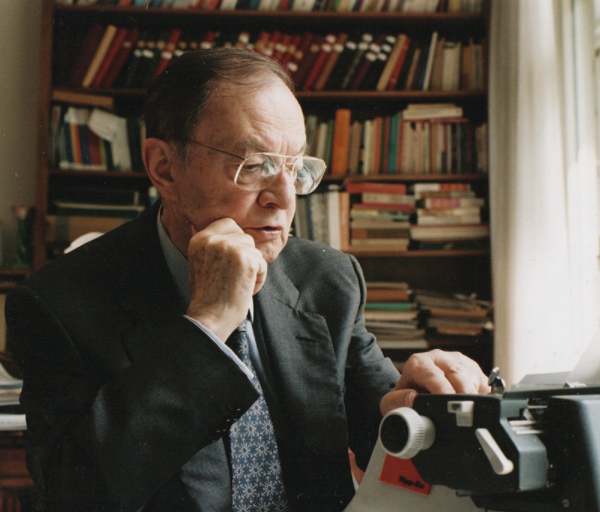  Otto B. Roegele, 2000, Bildausschnitt, Quelle: Privatbesitz, Fotograf: Josef Heinrich Darchinger (1925–2013).