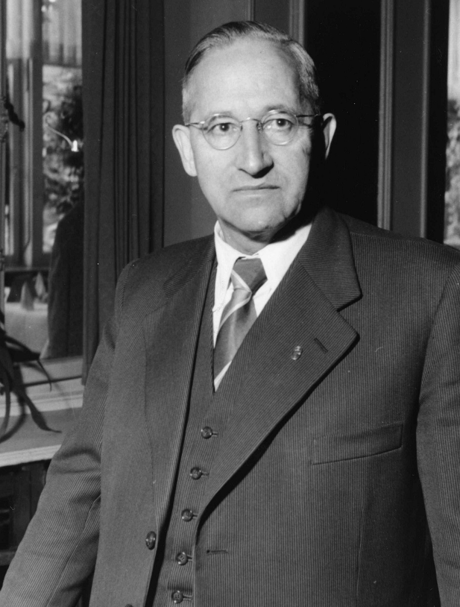  Heinrich Kraut, Trier, 1955, Quelle: Archiv der Max-Planck-Gesellschaft, Berlin-Dahlem, VI. Abt., Rep. 1, Bild-Nr. 1, Fotograf(in): unbekannt.