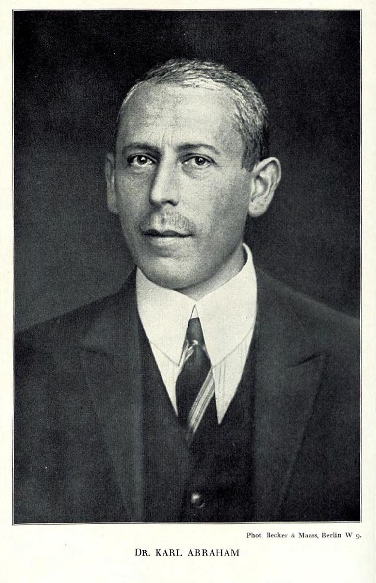  Karl Abraham, ca. 1920, Quelle: Internationale Zeitschrift für Psychoanalyse 7 (1926), H. 2 (Frontispitz), Fotograf(in): unbekannt, veröffentlicht auf Wikimedia Commons.
