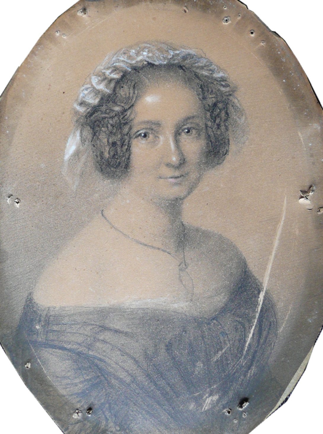  Dilia Helena, Pastellzeichnung, ca. 1840, Quelle: Privatbesitz, Foto: Emanuela Freiin von Branca (geb. 1958), München.