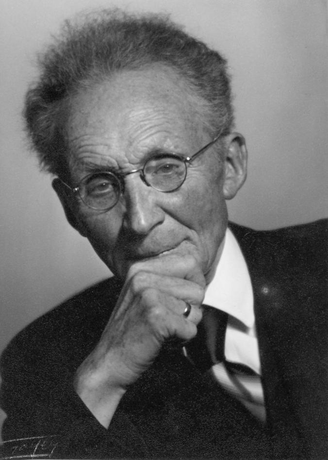   Vilhelm Bjerknes, ca. 1944, Quelle: Geophysikalisches Institut der Universität Bergen (Norwegen), Fotograf(in): unbekannt.