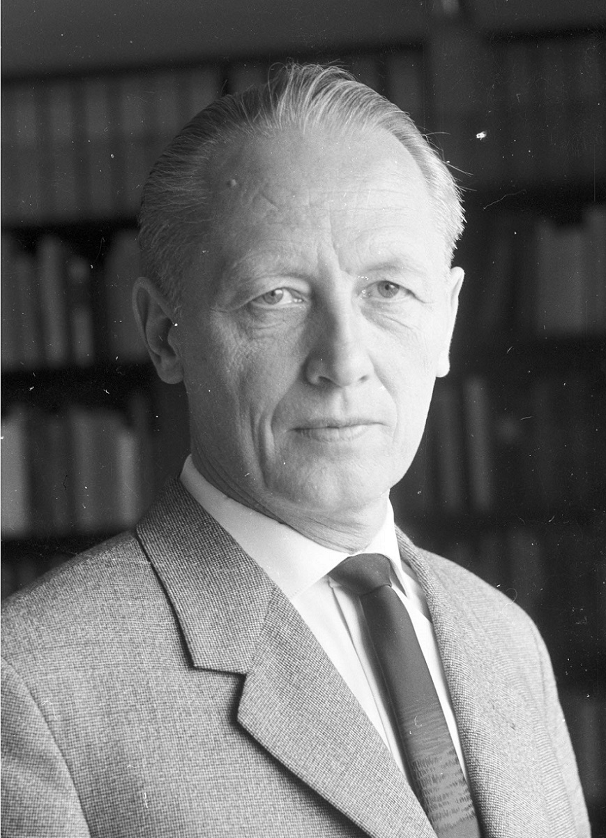  Karl Dietrich Erdmann, Juni 1965, Quelle: Stadtarchiv Kiel, Fotoarchiv, Signatur: 18.962, Fotograf: Friedrich Magnussen (1914–1987).