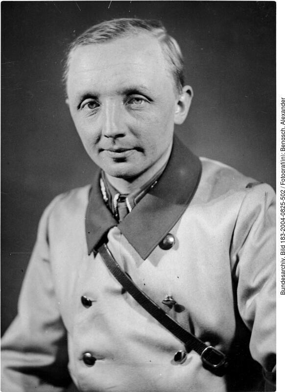  Johann von Leers, 1933, Quelle: Bundesarchiv, Bild 183-2004-0825-502 / Fotograf: Alexander Bengsch.