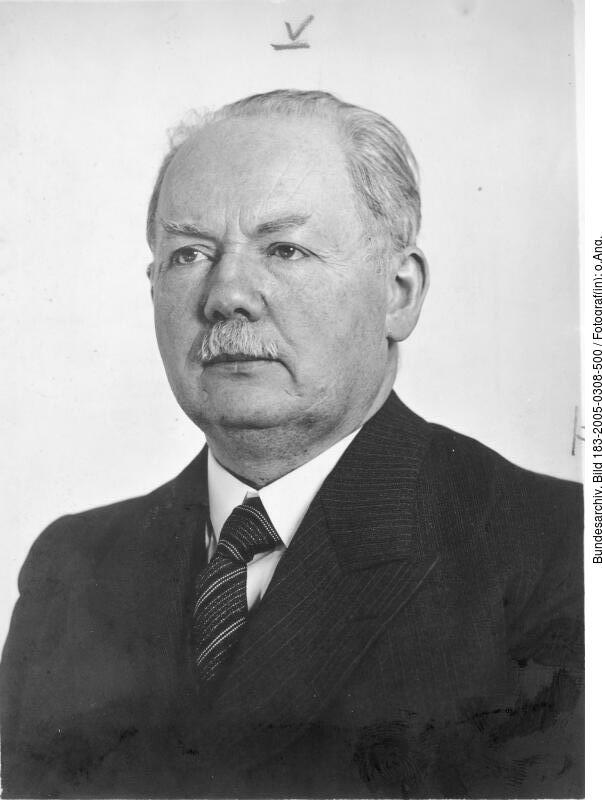  Otto Reche, 1939, Quelle: Bundesarchiv, Bild 183-2005-0308-500 / Fotograf(in): unbekannt.